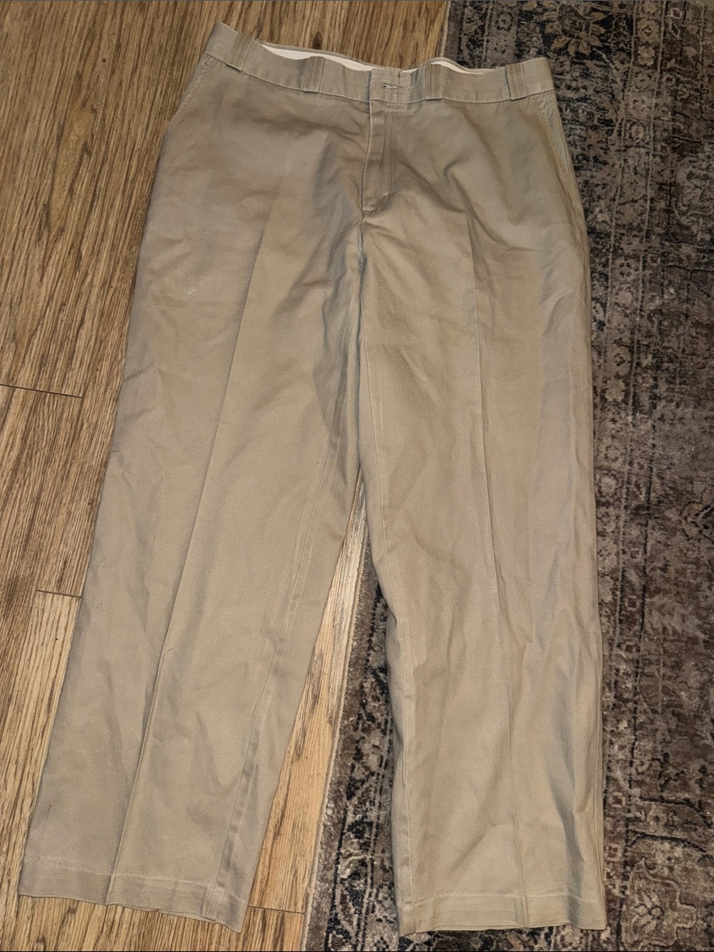 Duck Head Men’s Khaki Straight Chinos in Light Tan 40x30 VTG